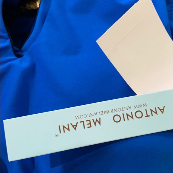 Antonio Melani Blue Bikini Top Size XS - Picture 4 of 4